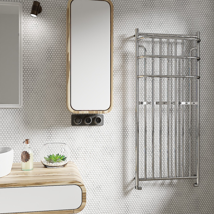 Grzejnik Imers Minas 4 530x800 mm - chrom- sanitbuy.pl