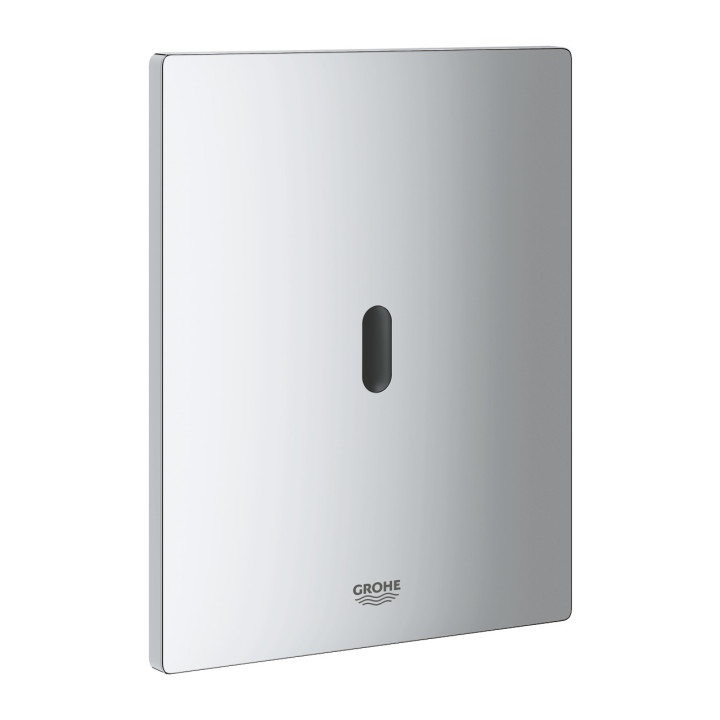 Przycisk uruchamiający GROHE Tectron Skate, stal szlachetna, transformator, czujnik na podczerwień, do automatu ciśnieniowego