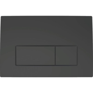 Przycisk uruchamiający Geberit Delta50, spłukiwanie dwudzielne, tworzywo sztuczne, czarny RAL 9005