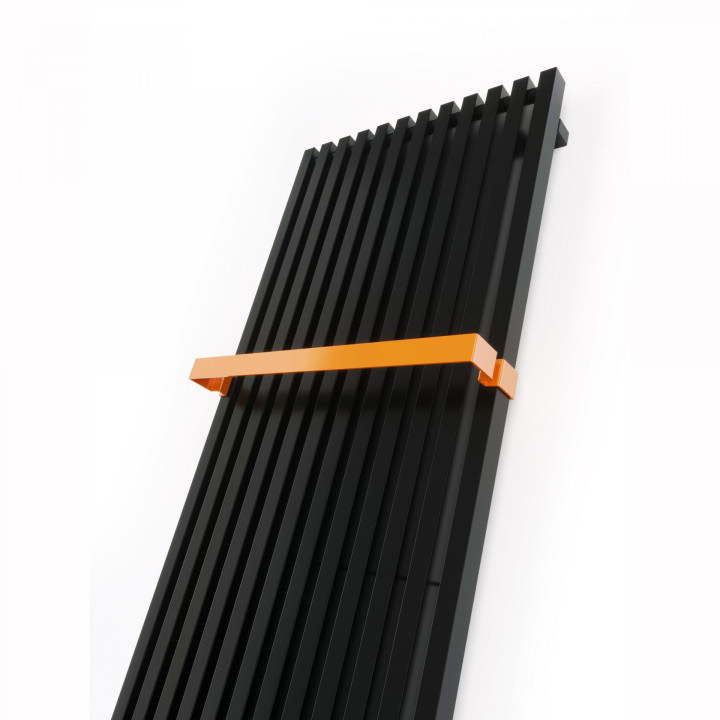 Reling Terma Case Slim, rozmiar 420 mm - biały/kolor