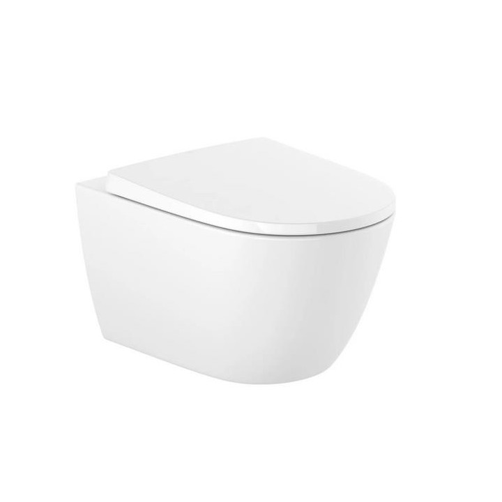 Miska wisząca Roca Ona Compacto Rimless, 48x36cm, biały