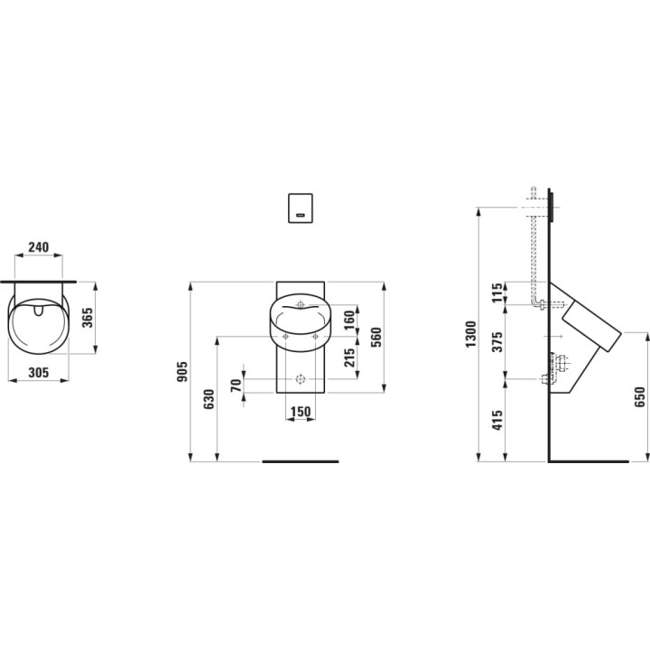 Pisuar Laufen Caprino Plus- sanitbuy.pl