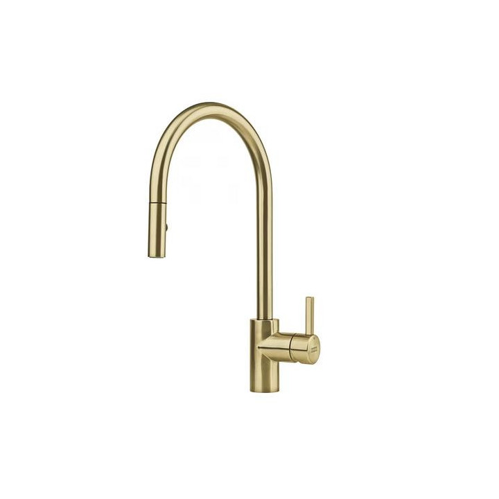 Bateria kuchenna Franke Eos Neo, stojąca, wysokość 433mm, wyciągana wylewka, szampańskie złoto