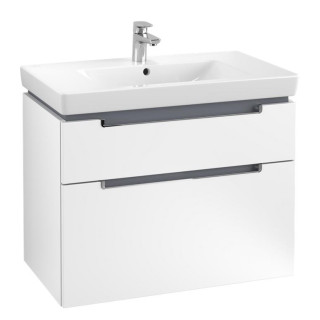 Szafka podumywalkowa Villeroy & Boch Avento, 980 x 514 x 484 mm, 2 elementy wysuwane - Crystal White