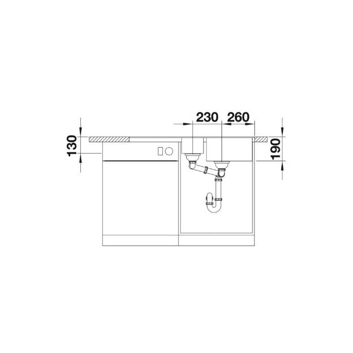Zlewozmywak Blanco Elon XL 6 S Silgranit PuraDur 78x50 cm odwracalny, antracyt, z korkiem automatycznym