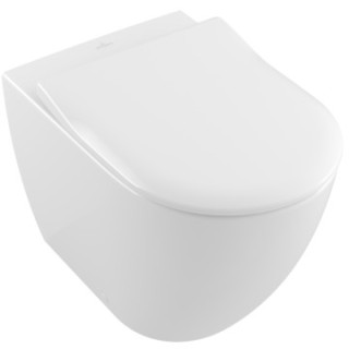 Miska stojąca Villeroy&Boch Subway 2.0, bez kołnierza, 37x56 cm, odpływ poziomy, biała- sanitbuy.pl