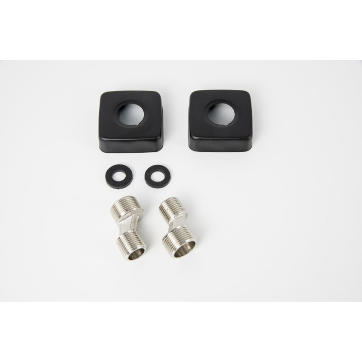 Bateria wannowo prysznicowa Corsan Ango czarna z wylewką