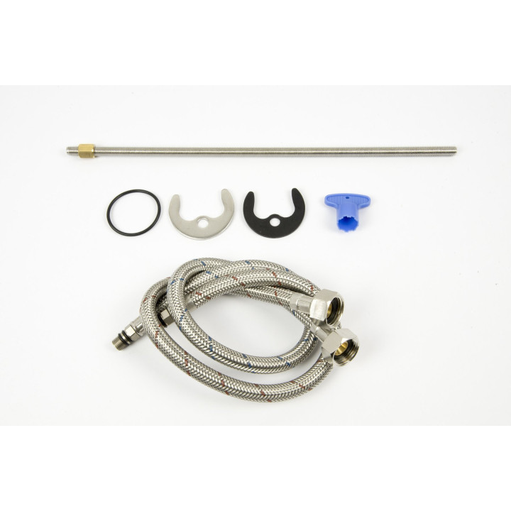 Bateria wolnostojąca Corsan Lugo chromowana z ruchomą wylewką