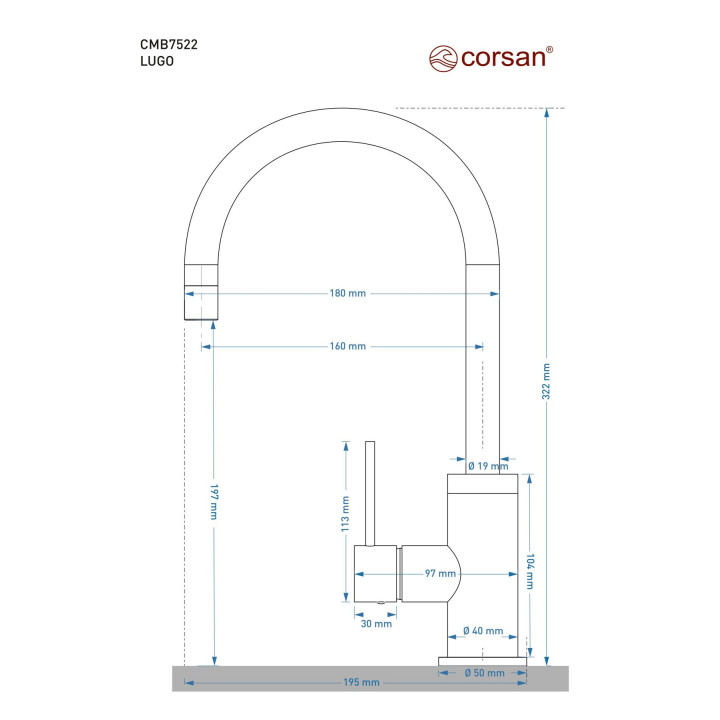 Bateria Corsan Lugo złota