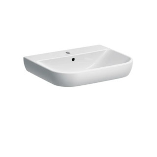 Geberit Smyle Umywalka 55cm, z przelewem, z otworem na baterię