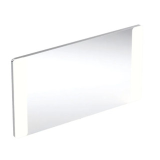 Geberit Option Square Podświetlane lustro, B120cm, H65cm, T3cm, oświetlenie z obu stron, Aluminium szczotkowane