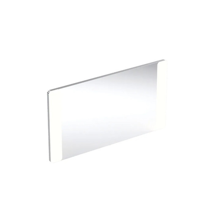 Geberit Option Square Podświetlane lustro, B120cm, H65cm, T3cm, oświetlenie z obu stron, Aluminium szczotkowane