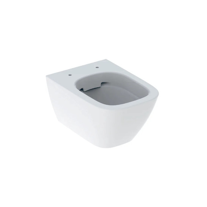 Geberit Smyle Square Wisząca miska WC, lejowa, B35cm, H33cm, T49cm, krótka, Rimfree