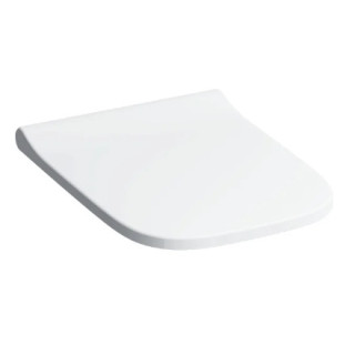 Geberit Smyle Square Deska sedesowa, mocowanie z góry, wolne opadanie, zachodząca pokrywa deski sedesowej, slim design