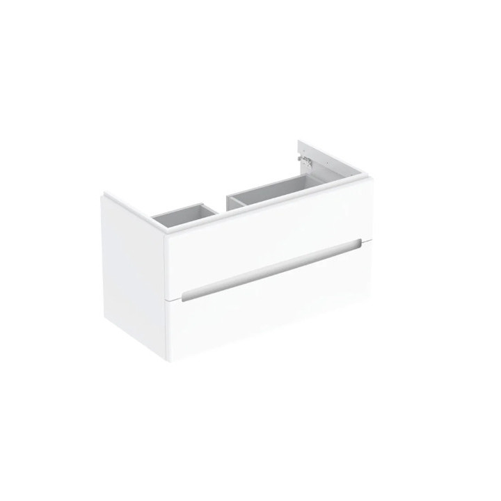 Geberit Modo Szafka pod umywalkę, B99cm, H55cm, T47.9cm, z dwoma szufladami, biały