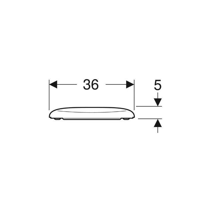 Geberit Fantasia Deska sedesowa, mocowanie od góry, wolne opadanie