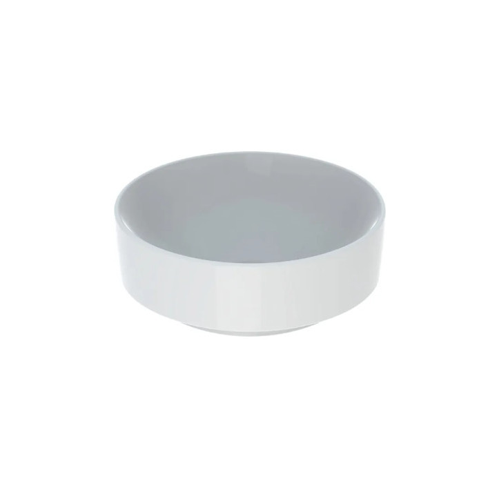 Geberit Variform Umywalka stawiana na blat, okrągła, D40cm, H15.8cm, bez przelewu, bez otworu na baterię