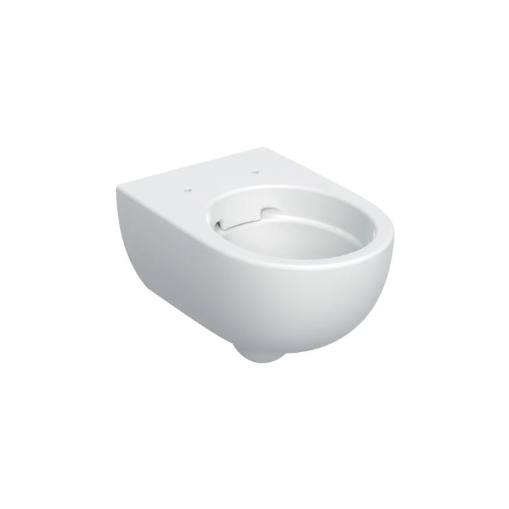 Geberit Selnova Wisząca miska WC, lejowa, B36cm, H33cm, T53cm, ukryte mocowania, Rimfree