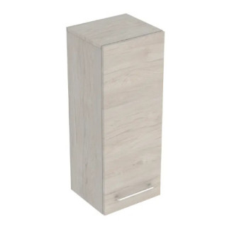 Geberit Selnova Square Szafka boczna, B33cm, H85cm, T29.7cm, z jednymi drzwiami, orzech włoski hickory jasny