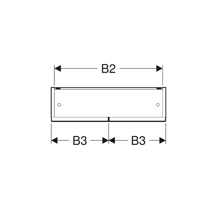 Geberit Selnova Square Szafka z lustrem, B58.8cm, H85cm, T17.5cm, z dwojgiem drzwi, lava