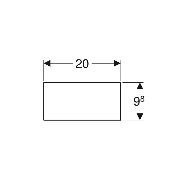 Geberit Smyle Square Wkład do szuflady, podział w kształcie litery H, do szuflady dolnej, B32.3cm, H9.8cm, T20cm, lava