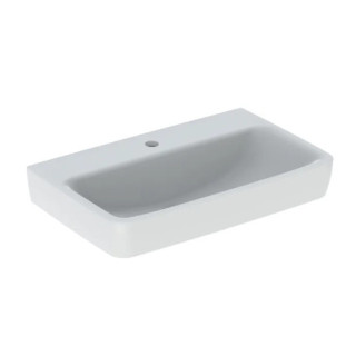 Geberit Selnova Compact Umywalka, B65cm, H17.5cm, T40cm, bez przelewu, z otworem na baterię