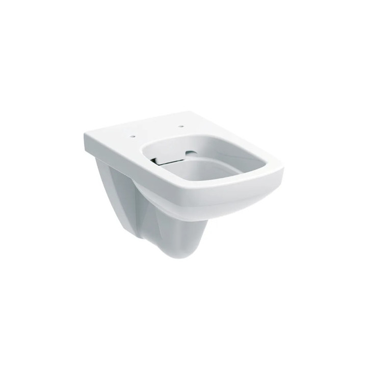 Geberit Selnova Square Wisząca miska WC, lejowa, B35cm, H34cm, T53cm, Rimfree