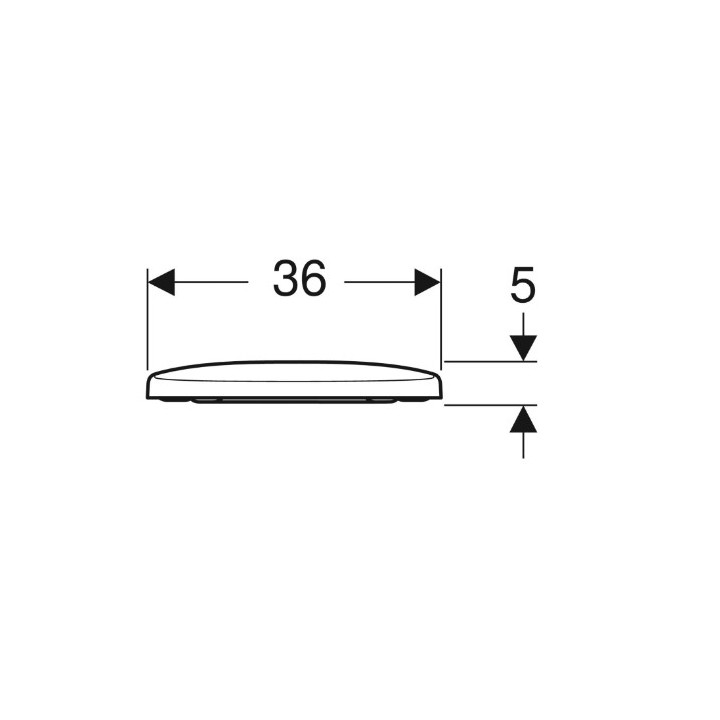 Geberit Selnova Deska sedesowa, mocowanie od góry, wolne opadanie, antybakteryjna
