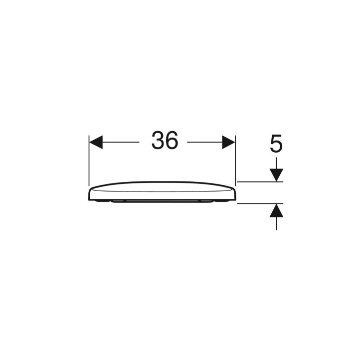 Geberit Selnova Deska sedesowa, mocowanie od góry, wolne opadanie, zawiasy metalowe, z wypinanymi zawiasami, zachodząca pokrywa 