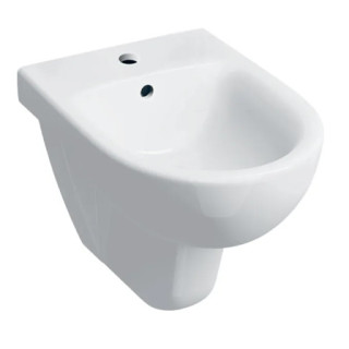 Geberit Selnova Bidet wiszący, B35cm, H34.5cm, T53cm, z przelewem, z otworem na baterię