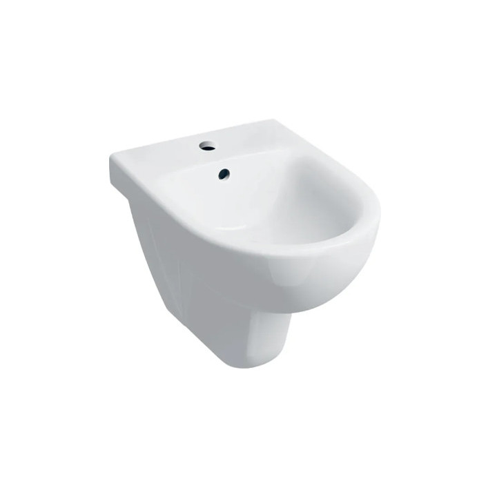 Geberit Selnova Bidet wiszący, B35cm, H34.5cm, T53cm, z przelewem, z otworem na baterię