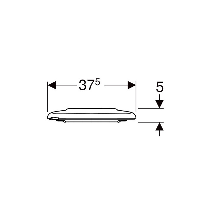 Geberit Selnova Comfort Deska sedesowa, mocowanie od góry, zachodząca pokrywa deski sedesowej, karminowa