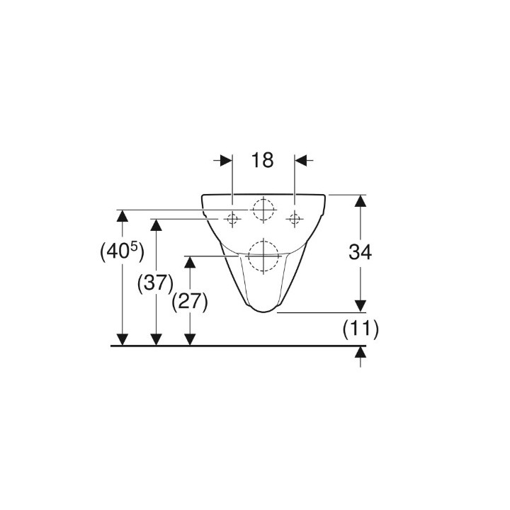 Geberit Selnova Comfort Wisząca miska WC, lejowa, 35.5x34x70cm, długa, Rimfree