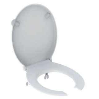 Geberit Selnova Comfort Deska sedesowa, z otwartym siedziskiem, mocowanie od dołu, zawiasy metalowe, antybakteryjna