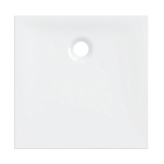 Brodzik kwadratowy Geberit Nemea 80x80 cm, biały matowy