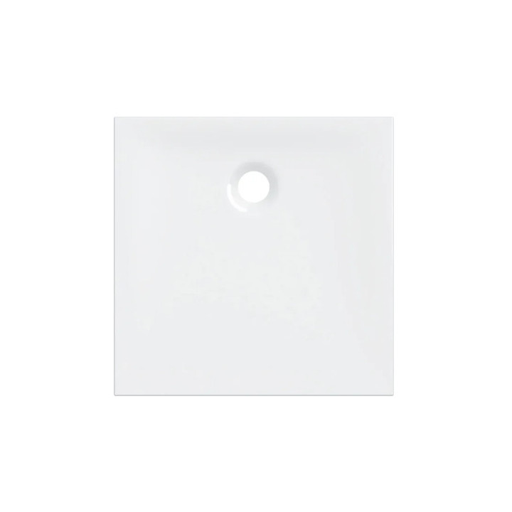 Brodzik kwadratowy Geberit Nemea 80x80 cm, biały matowy