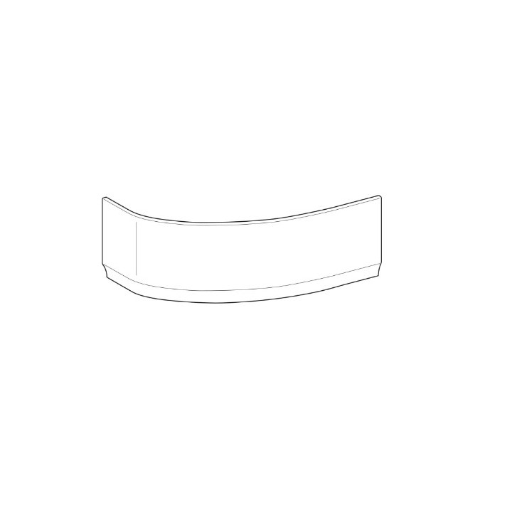 SELNOVA obudowa do wanny 140 cm, lewa - biała