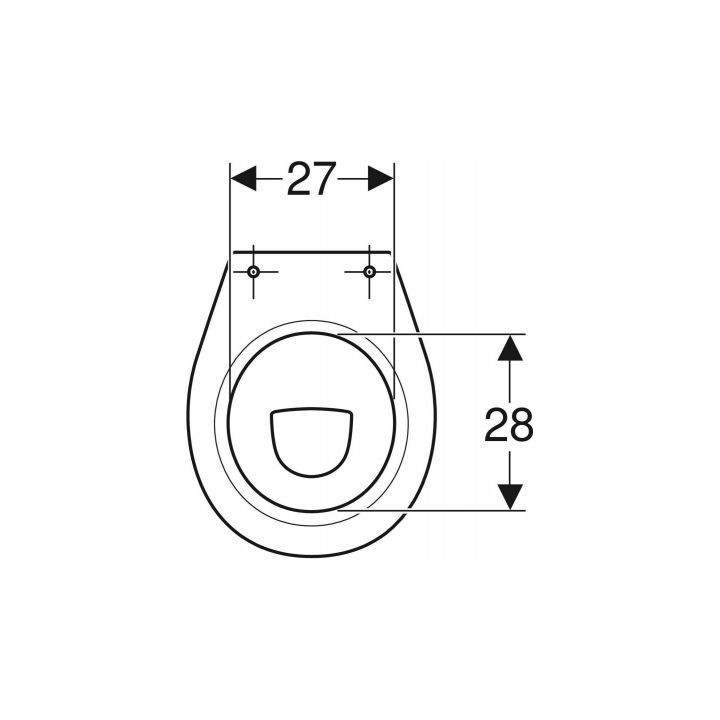 GEBERIT Stojąca miska sedesowa dla dzieci Geberit Bambini, lejowa