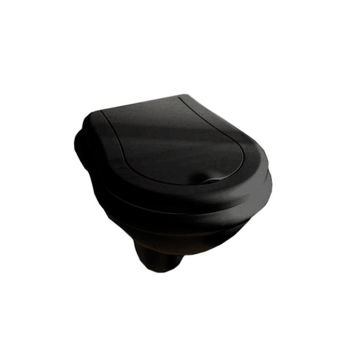 Kerasan Retro miska WC wisząca - czarna