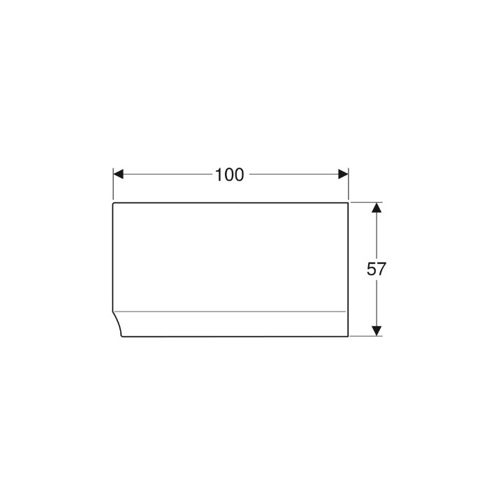 SELNOVA obudowa do wanny 150 cm, lewa
