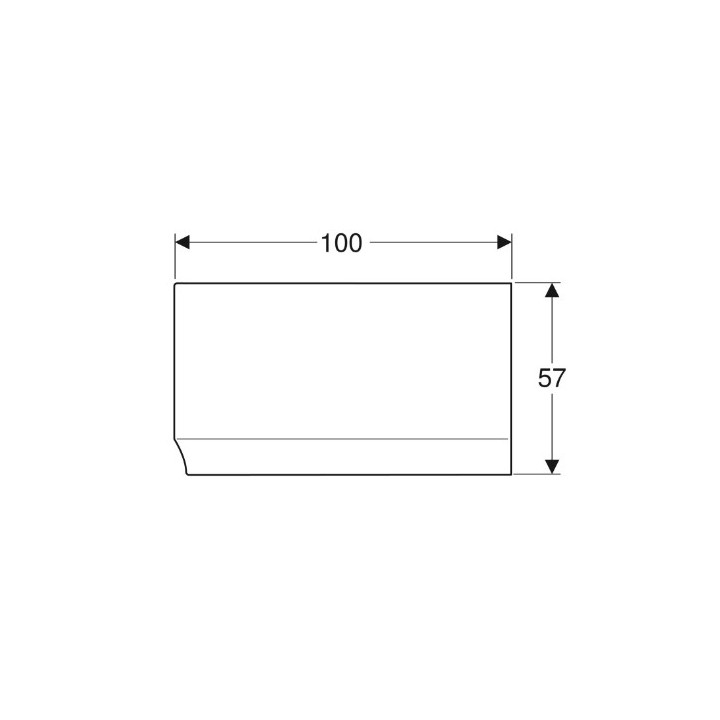 SELNOVA obudowa do wanny 160 cm, lewa