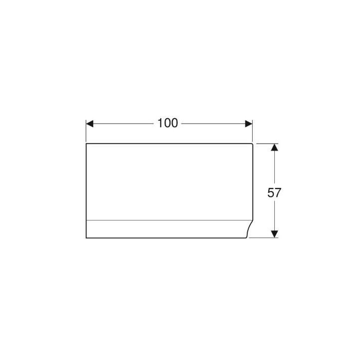 SELNOVA obudowa do wanny 160 cm, prawa