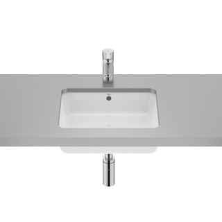 GAP Umywalka podblatowa prostokątna 40x35 cm - biała