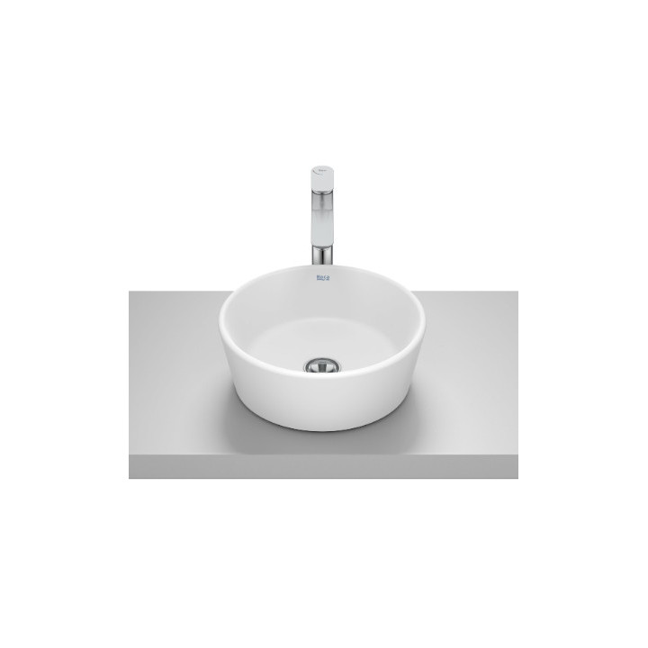 OPTICA Umywalka nablatowa ROUND CR 35 cm BIAŁY MAT