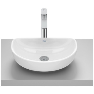 OPTICA Umywalka nablatowa EE 45x30 cm BIAŁY POŁYSK