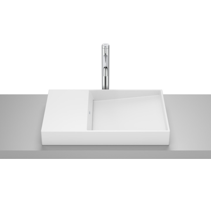 HORIZON Umywalka nablatowa DASH 60x38 cm BIAŁY MAT