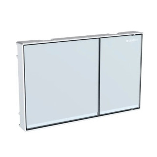 Przycisk uruchamiający Geberit Sigma60, do spłukiwania dwudzielnego, zlicowany z powierzchnią ściany