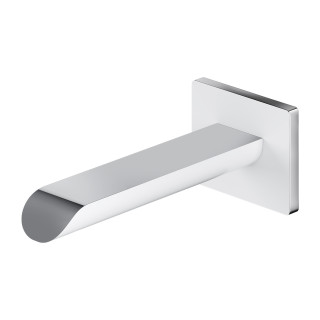 OMNIRES SACRAMENTO wylewka wannowa ścienna - chrom / biały