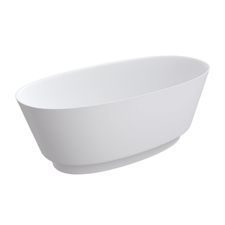 Wanna wolnostojąca OMNIRES NEO M+, 158x72 cm, z syfonem - biały mat