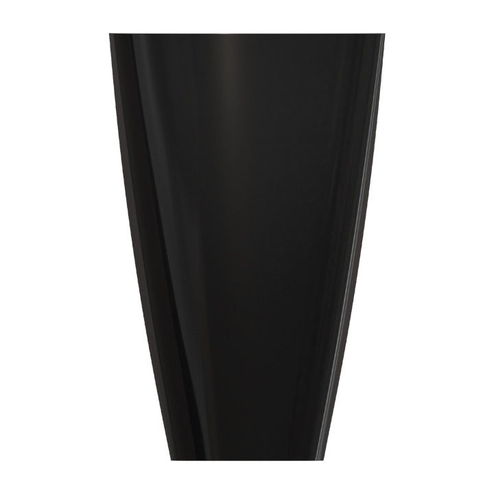 Umywalka wolnostojąca OMNIRES SIENA M+, 55 x 43 cm - biały / czarny połysk